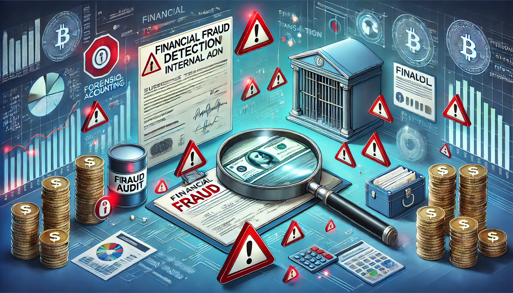 Identifikasi kecurangan keuangan melalui audit internal dan analisis laporan mendalam Alt text